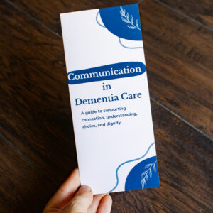 Communication in dementia care brochure for caregivers